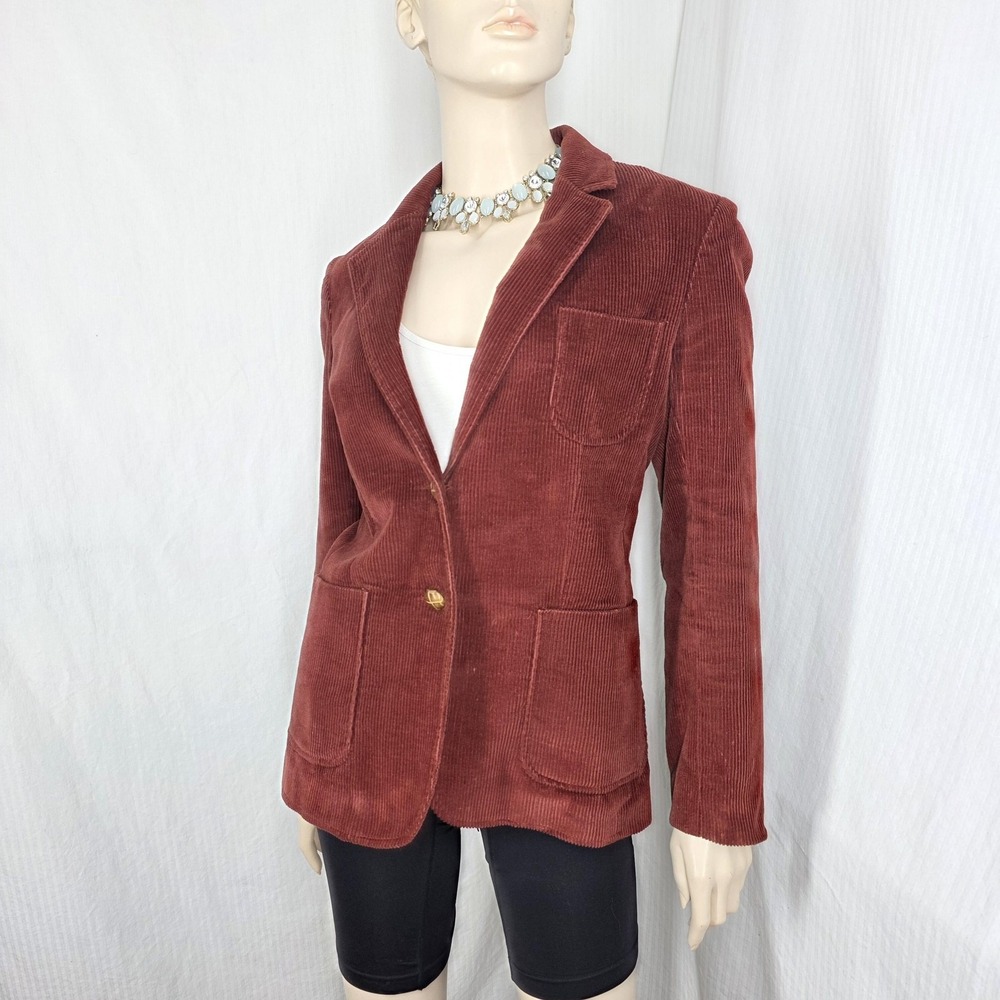 Vtg BT Juniors Blazer Jacket Size 9/10 Brown Corduroy Retro 70s‎ SLC Punk